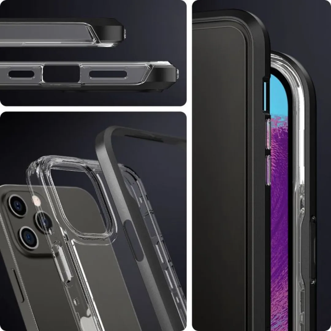 Spigen Neo Hybrid ACS01622 iPhone 12 Pro Max Hoesje - Zwart