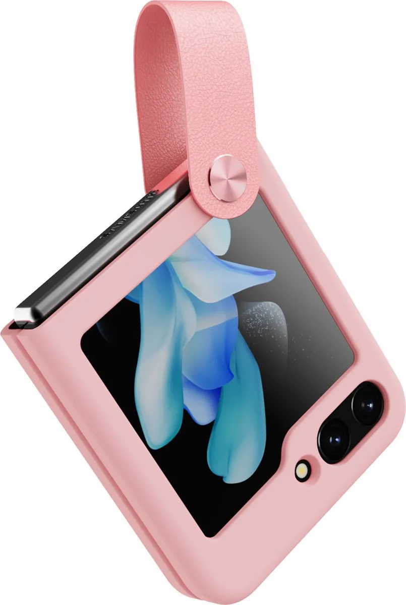 Nillkin Flex Flip Siliconen Hoesje - Samsung Galaxy Z Flip 5 - Roze