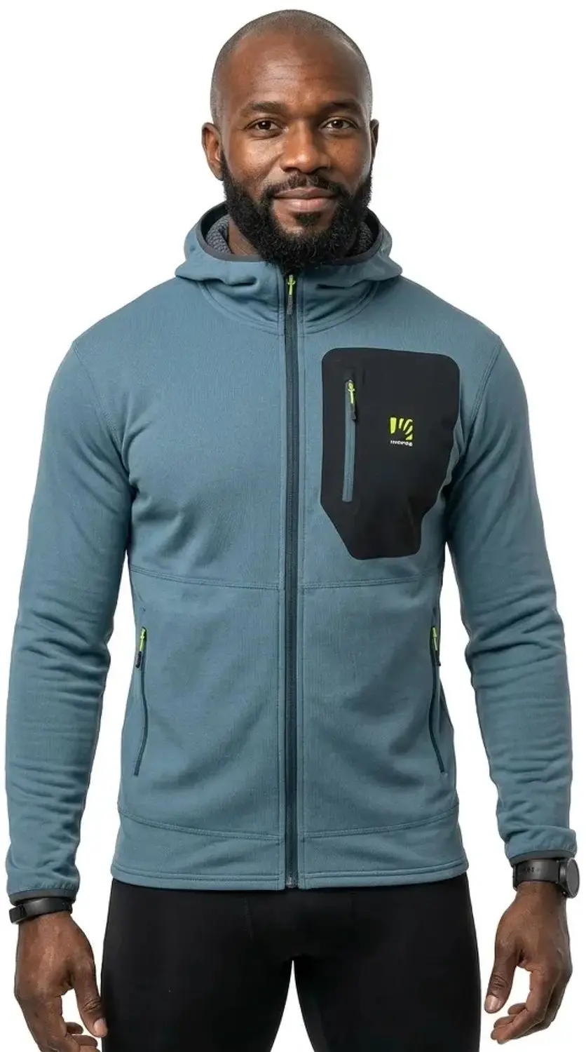 Karpos Antermoia Fleece Met Volledige Rits Blauw L Man
