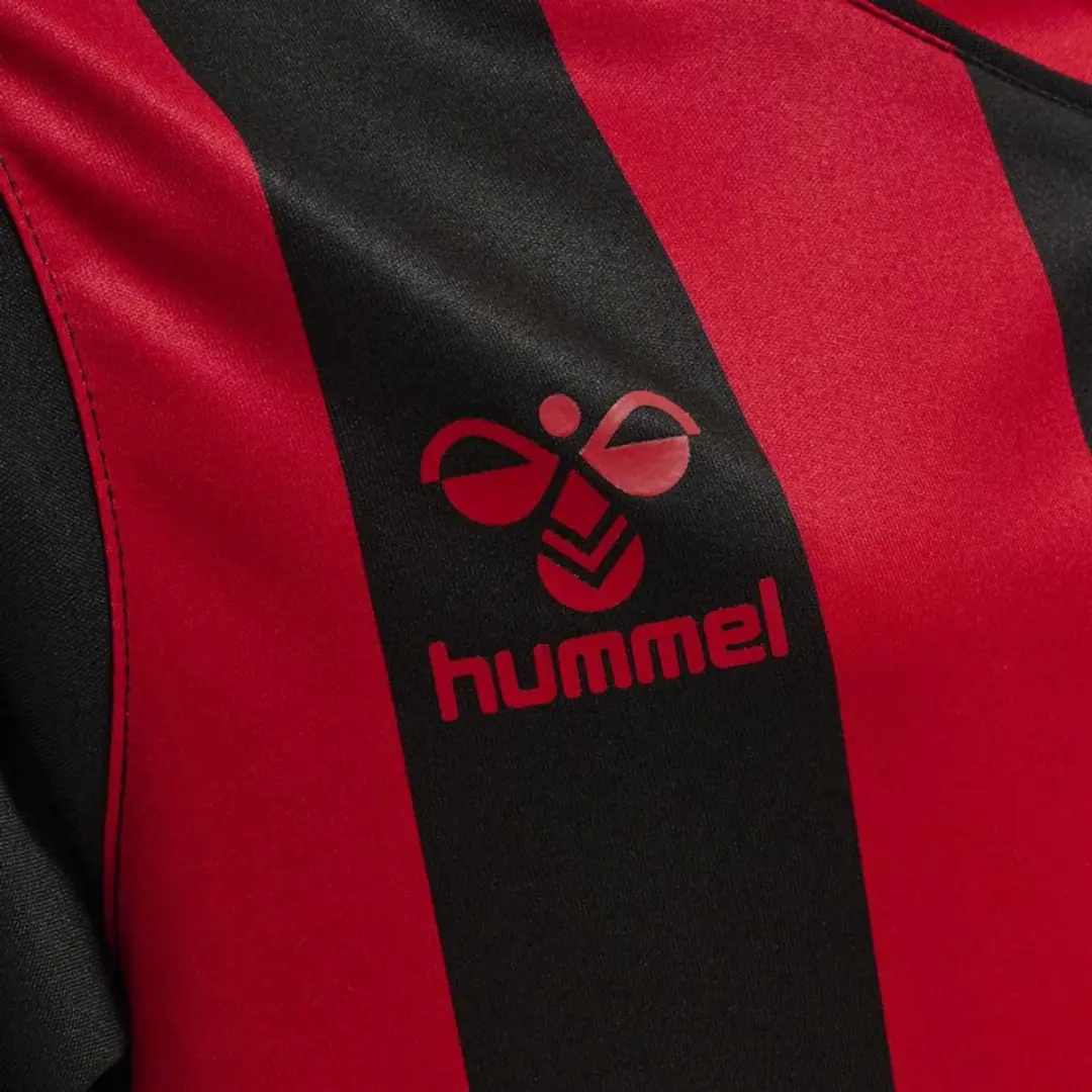Hummel Hmlcore XK Striped Kindertrikot - 140 - Black/True Red - afbeelding 5 van 6