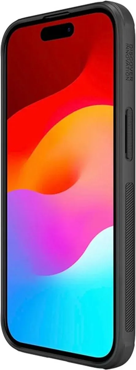 Nillkin Super Frosted Shield Hoesje iPhone 15 - Zwart