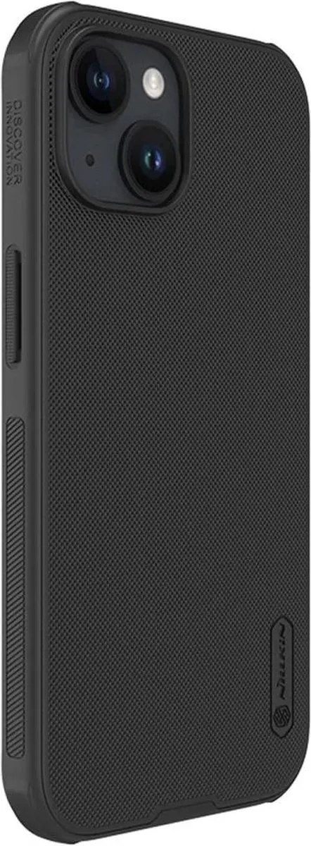 Nillkin Super Frosted Shield Hoesje iPhone 15 - Zwart