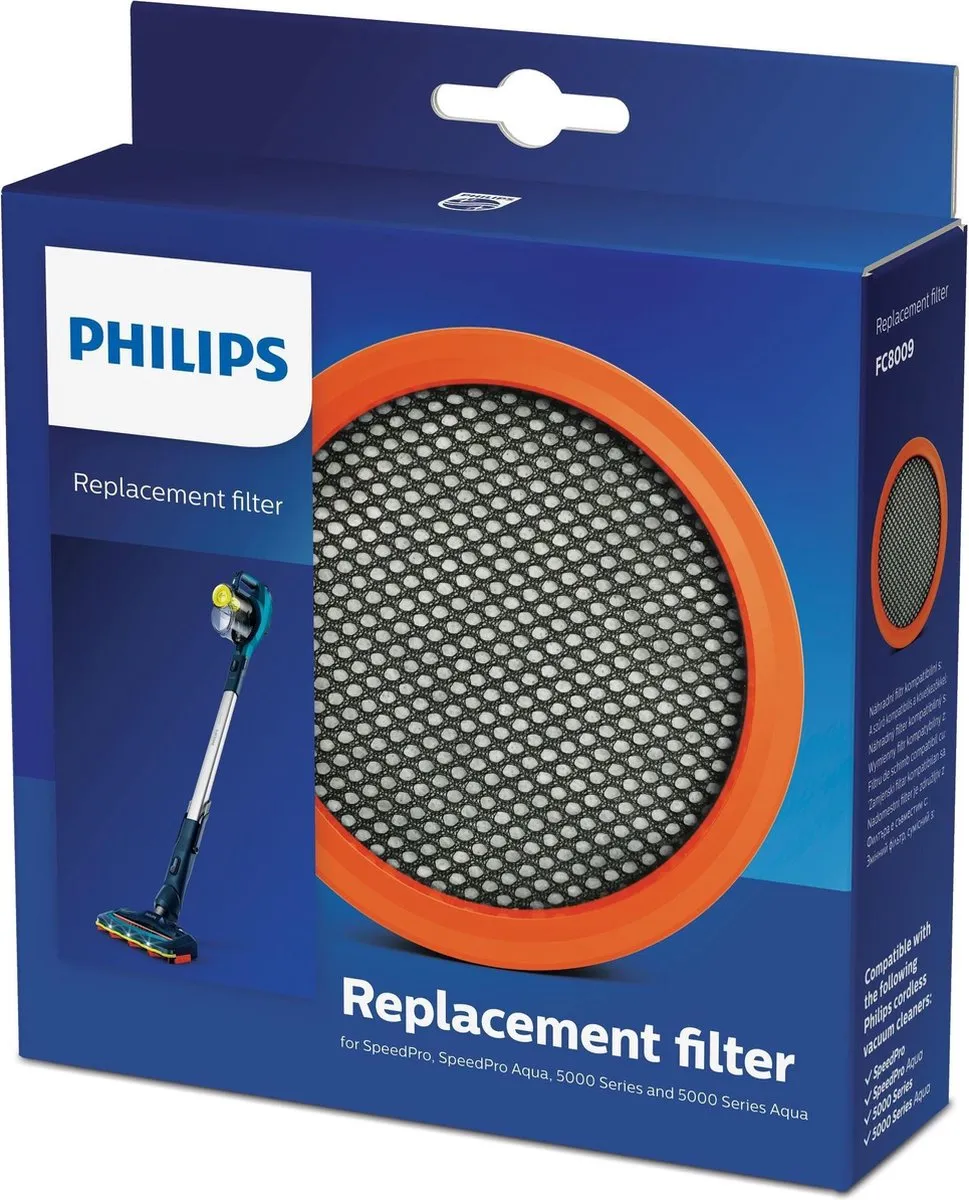 Philips FC8009/01 Wasbaar Motorfilter