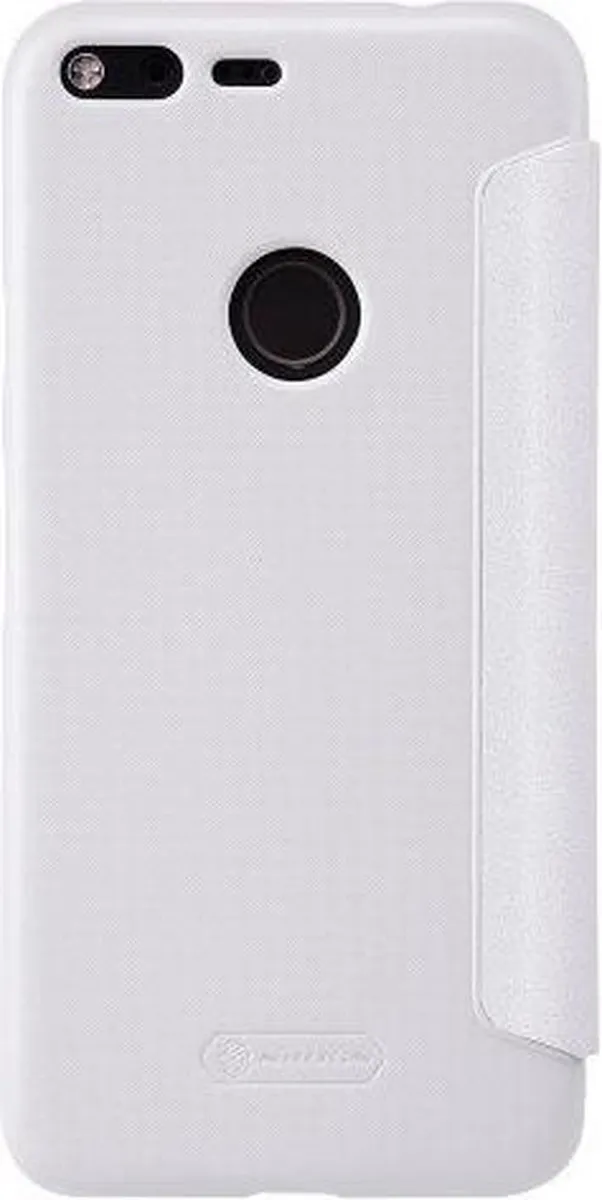 Nillkin Leather Case Sparkle Series Wit - Google Pixel XL - afbeelding 4 van 5