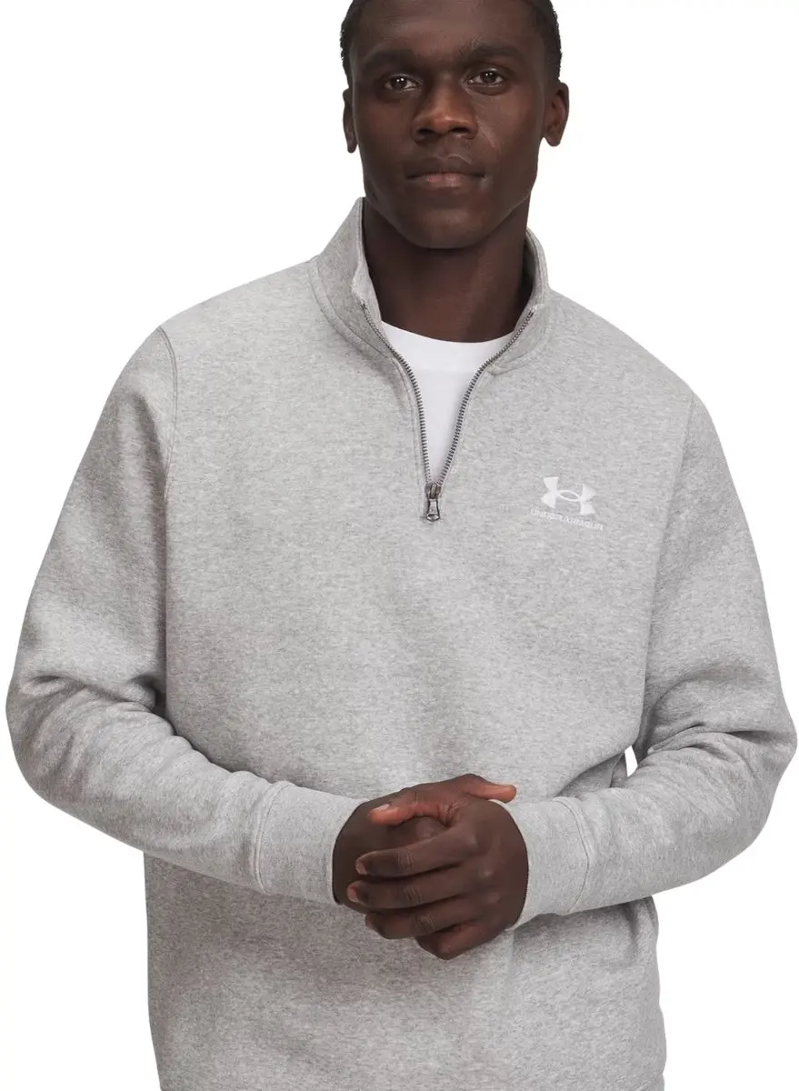 Under Armour Icon Fleece Sportsweater heren Grijs XL