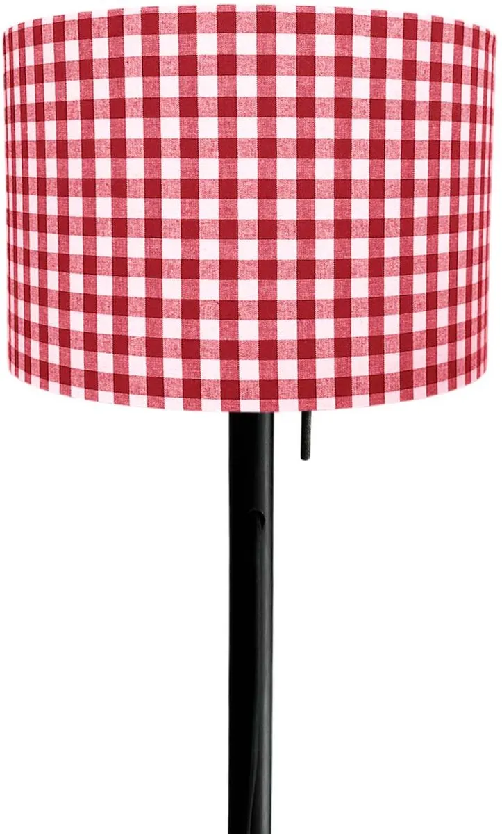 BINK Bedding BB Rood Hanglamp 30cm - Rood/Wit Vichy Ruit