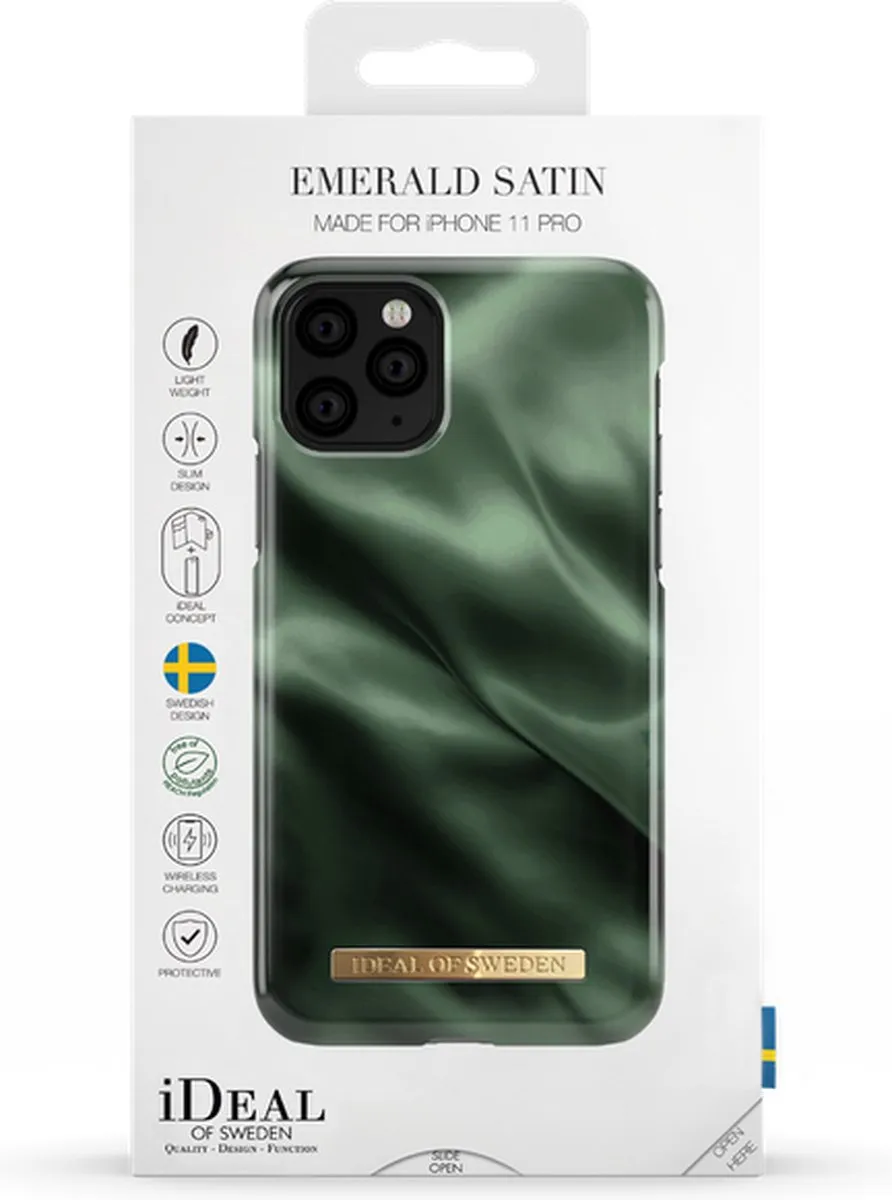 iDeal of Sweden iPhone 11 Pro Hoesje - Groen Satin