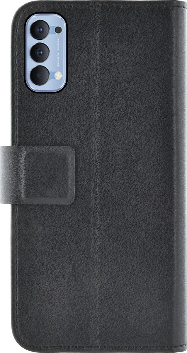 Azuri Walletcase Oppo Reno 4 - 3 Pasjes - Zwart - afbeelding 6 van 6