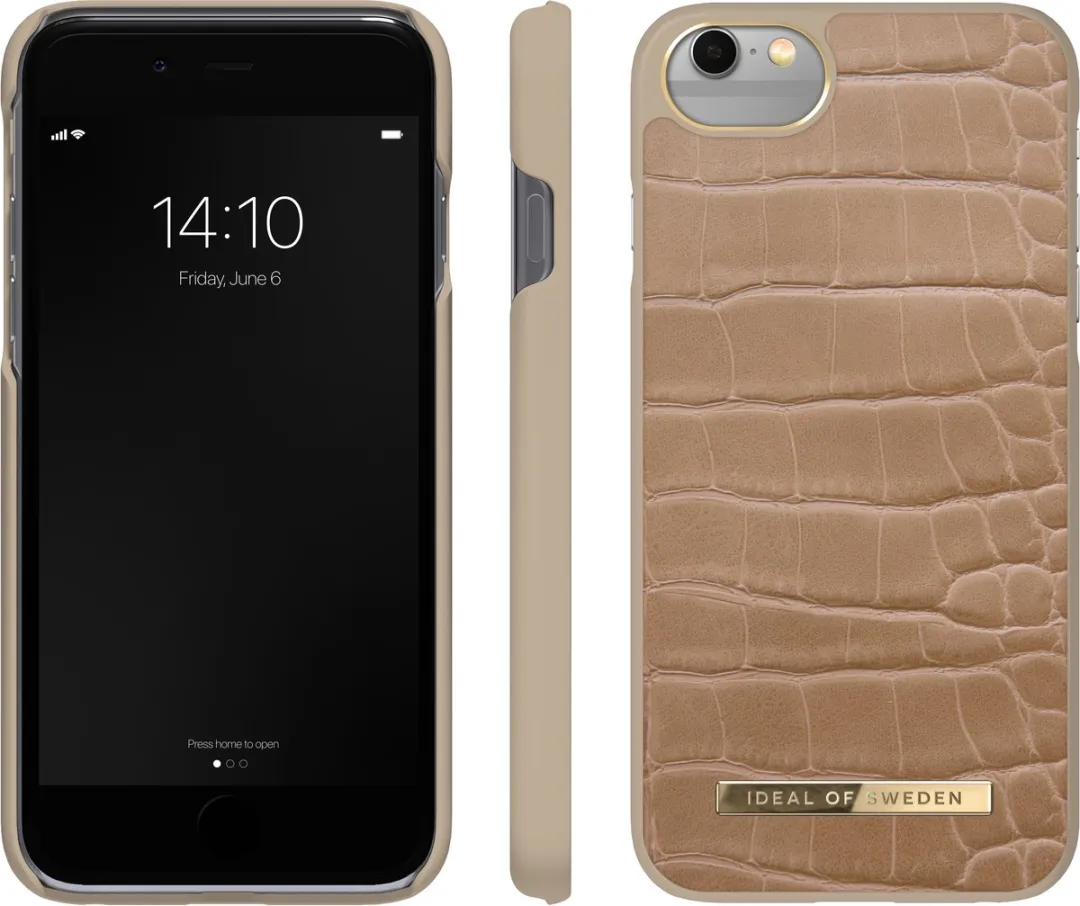 iDeal of Sweden Atelier Case iPhone 8/7/6/SE - Camel Croco - afbeelding 6 van 6