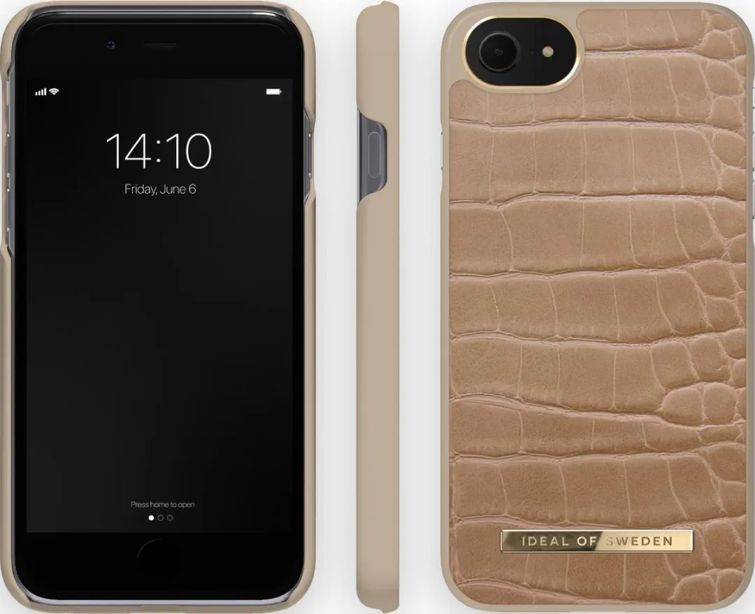 iDeal of Sweden Atelier Case iPhone 8/7/6/SE - Camel Croco