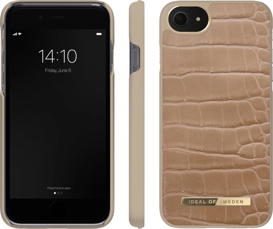 iDeal of Sweden Atelier Case iPhone 8/7/6/SE - Camel Croco