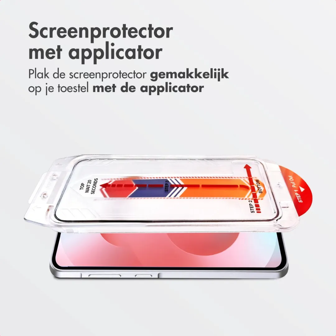 Accezz Screenprotector Samsung Galaxy S26 - Glas met anti-stof applicator