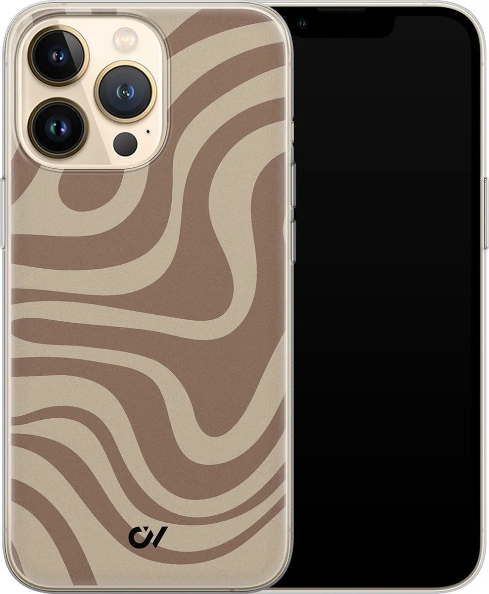 Casevibes iPhone 13 Pro Hoesje A/13P/UV/022 - Bruin