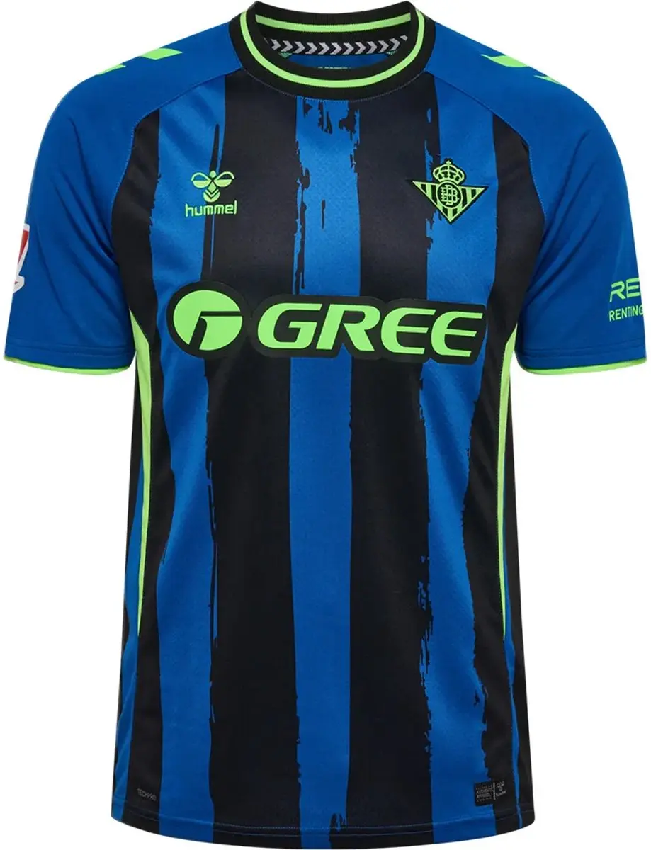 Hummel Real Betis Balompie 26/27 Derde Korte Mouw T-shirt Junior Blauw 128 cm Ki