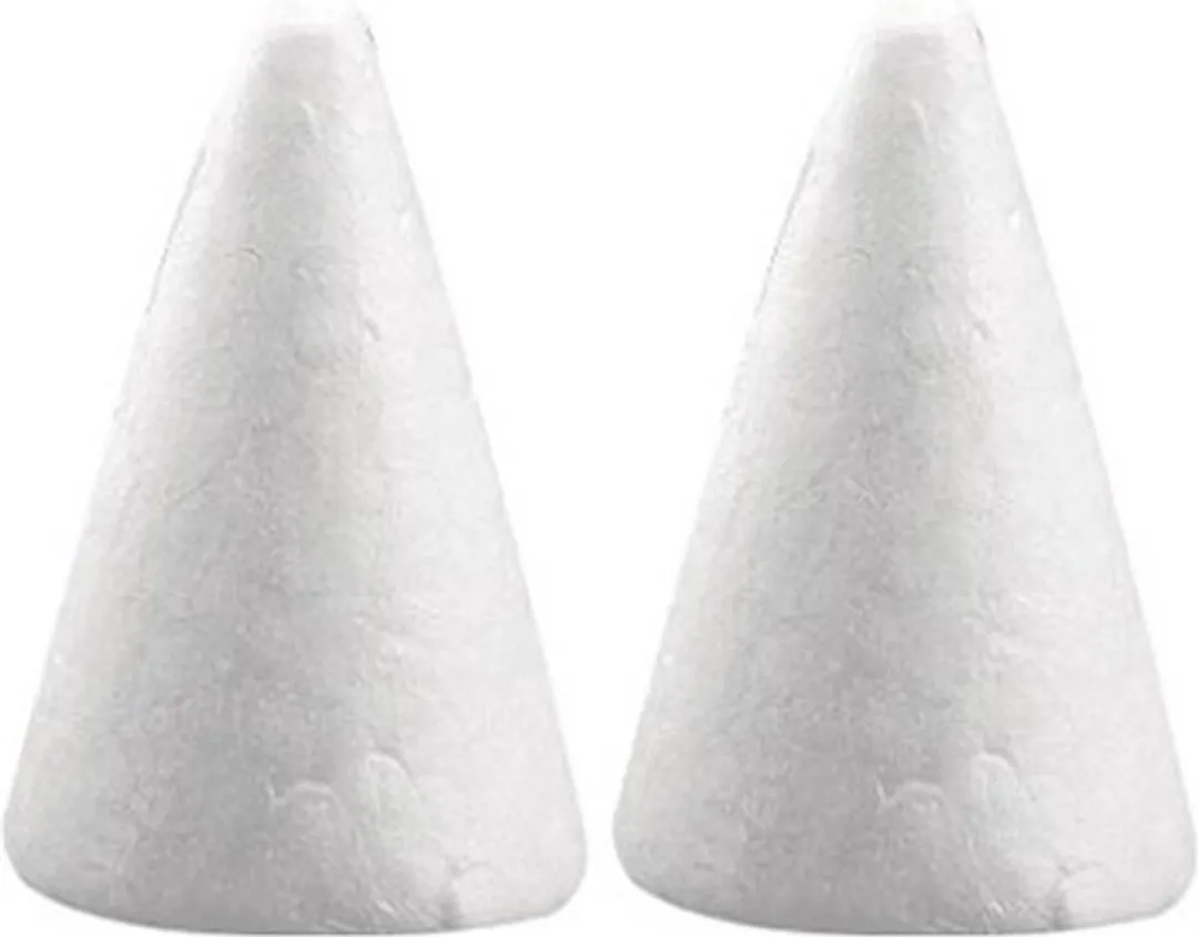 Rayher Piepschuim Kegels 2 Stuks
