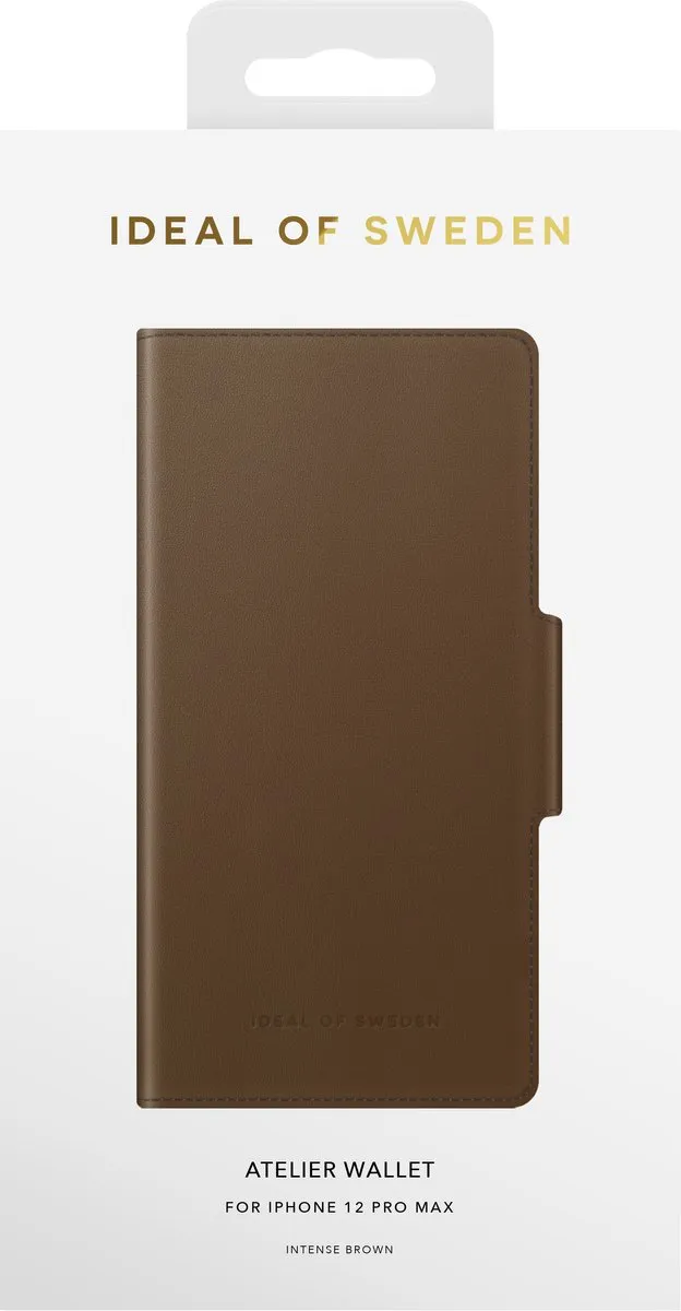 iDeal of Sweden Atelier Wallet iPhone 12 Pro Max - Intense Brown - afbeelding 3 van 6