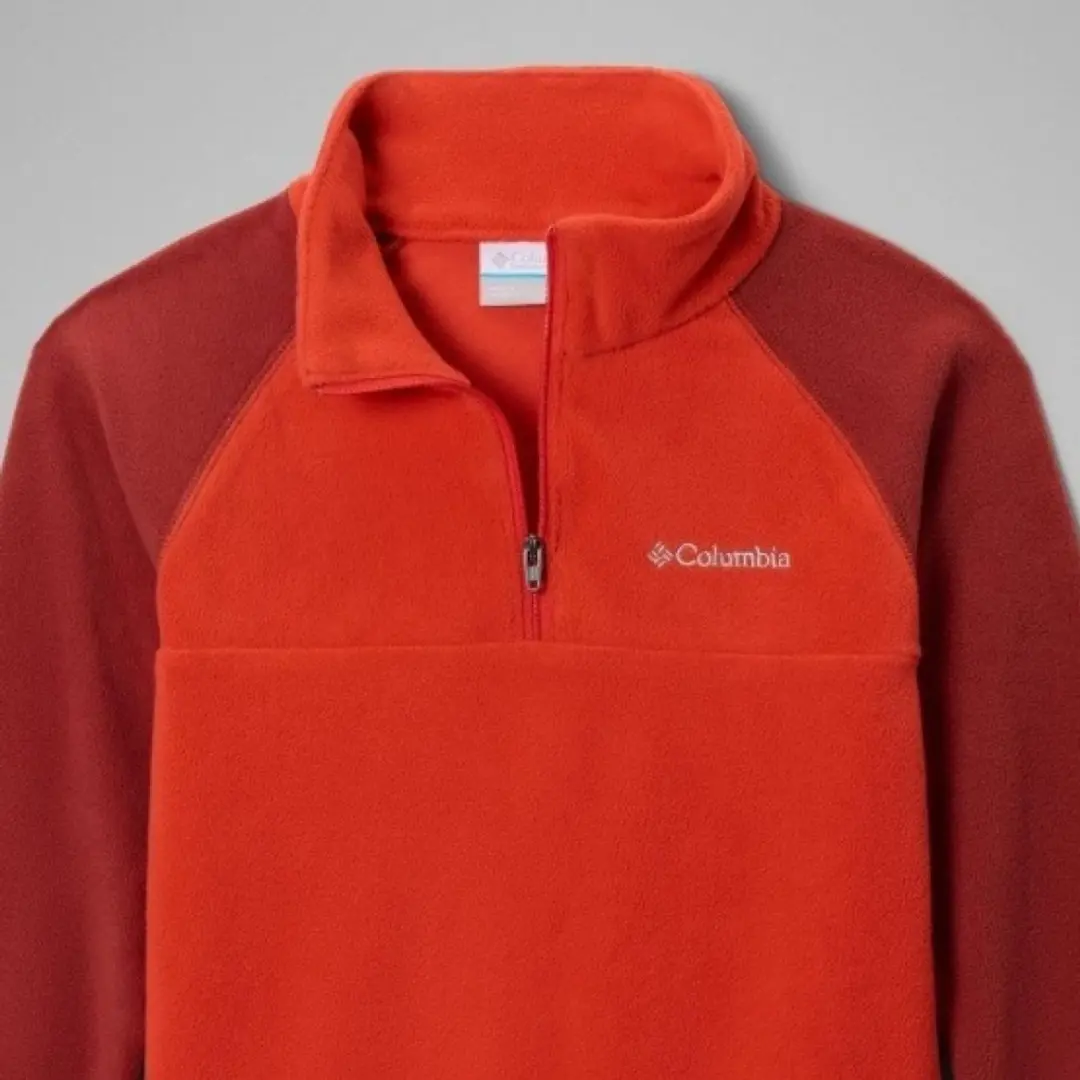 COLUMBIA GLACIAL HALF ZIP Rood 14-16A EU