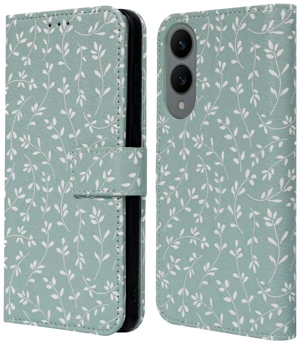 Imoshion Hoesje Samsung Galaxy S25 Edge Smoke Green Flowers