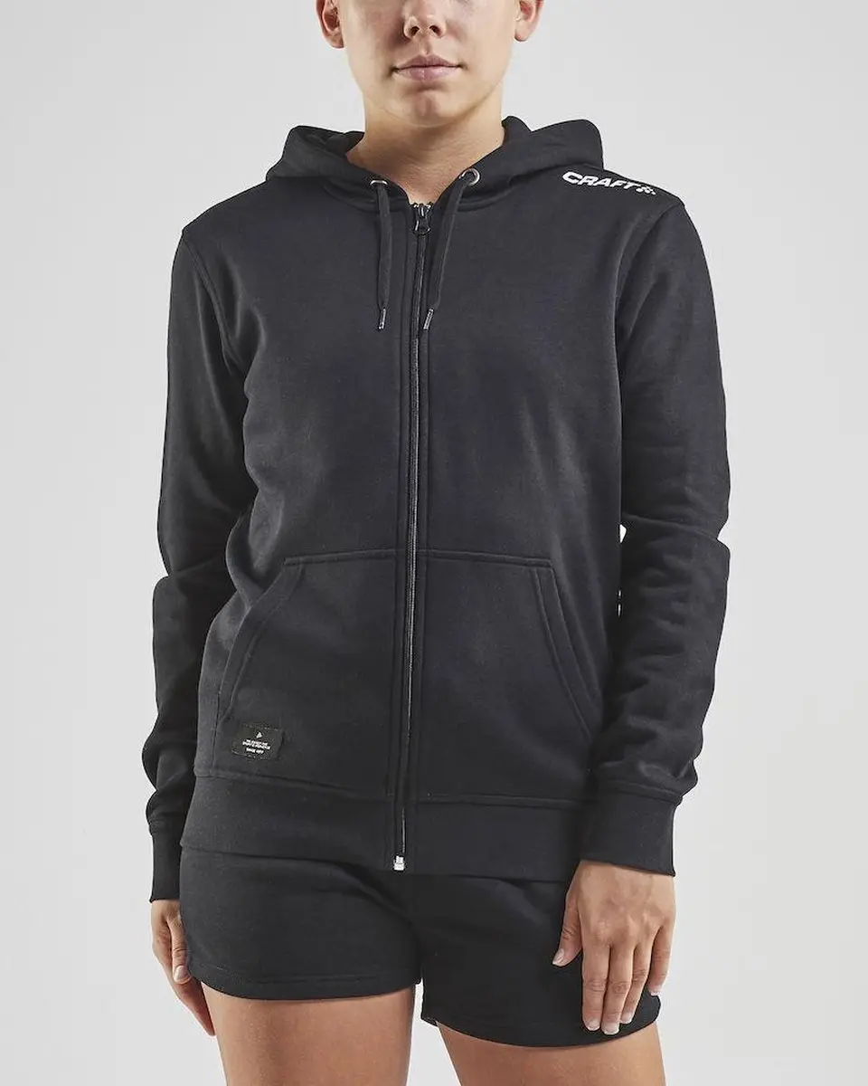 Craft Community FZ Hoodie W - Dames Hoodie met Rits - Zwart - L - afbeelding 5 van 6