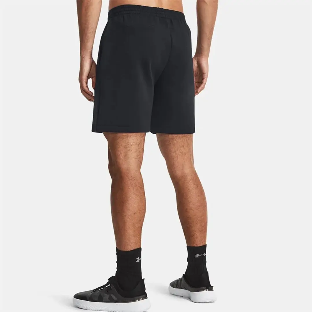Under Armour Unstoppable Fleece Korte Broek - Zwart - afbeelding 2 van 6