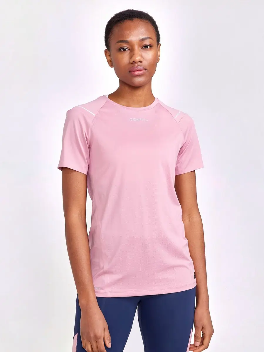 Craft Damen Sportshirt Damen T-Shirt PRO Hypervent 1376611 Rosa-L