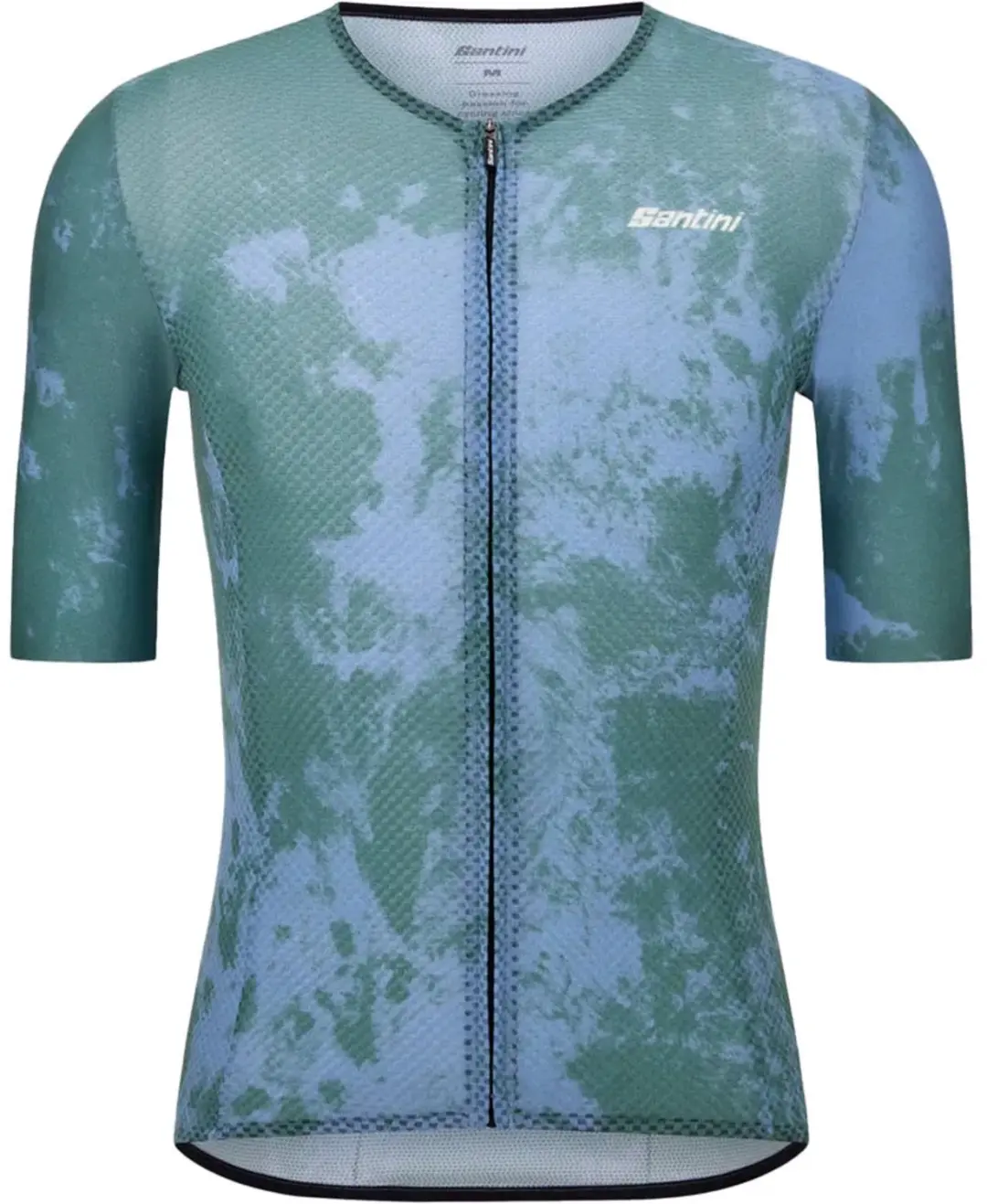 Santini Super Lite Korte Mouw Wielertrui Groen 2XL