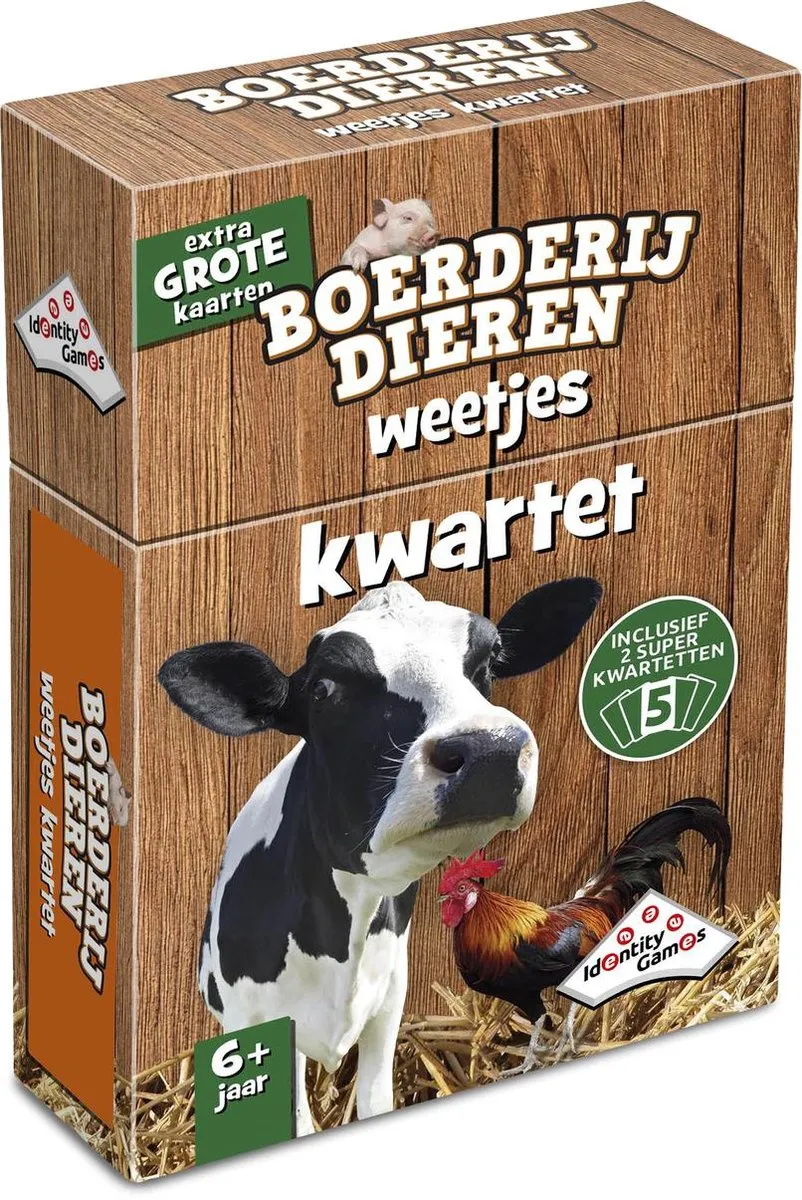 Identity Games Boerderijdieren Weetjes Kwartet 2265