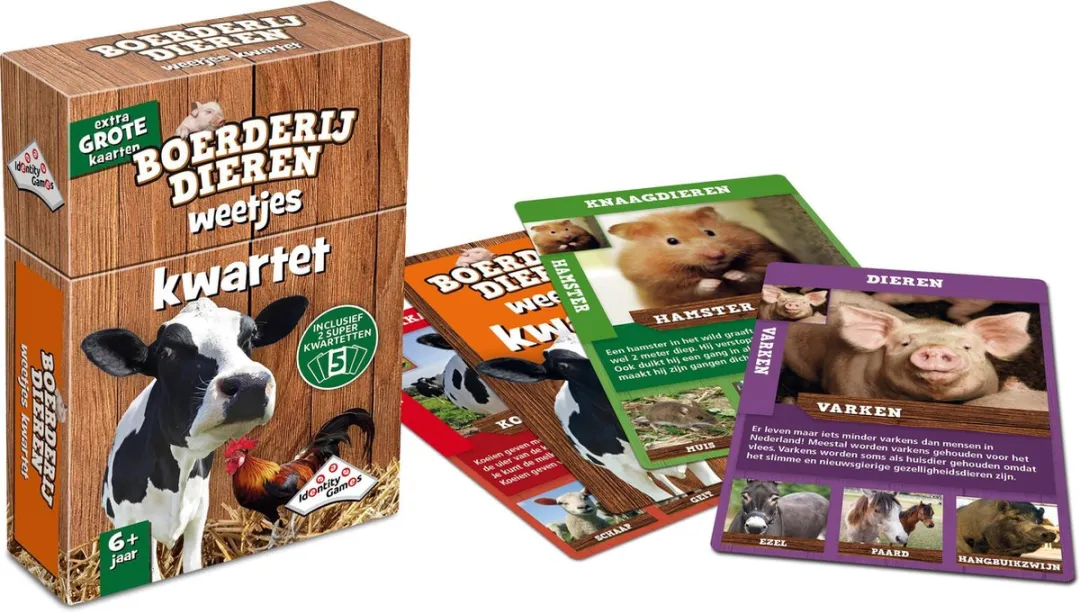 Identity Games Boerderijdieren Weetjes Kwartet 2265