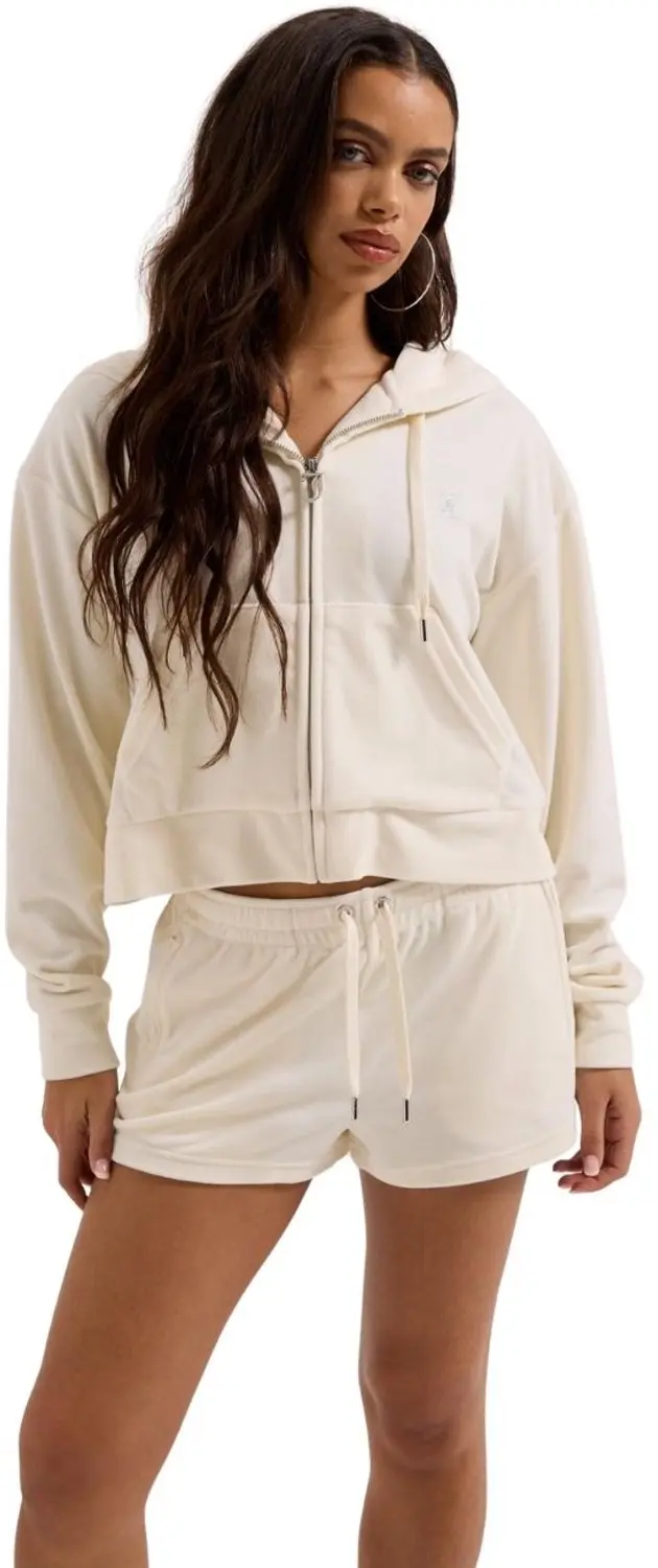 Juicy Couture Iccle Outline Cropped Hoodie - Beige - afbeelding 4 van 6