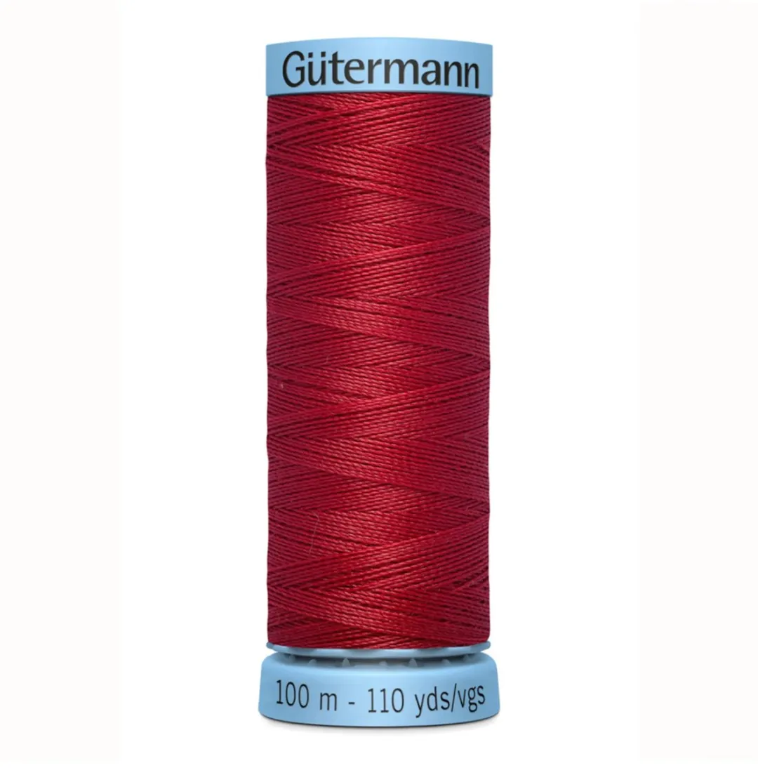 Gutermann Zijde Garen 046 Rood - 100m