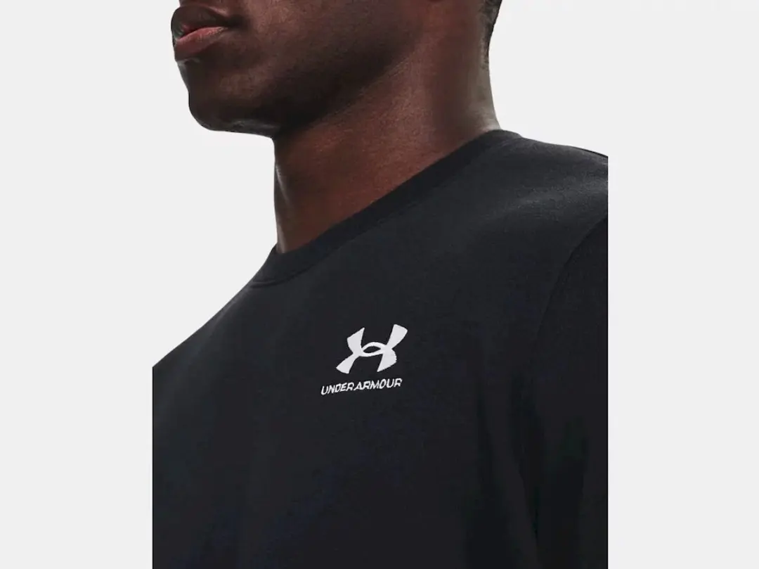 Under Armour Essential Fleece Crew-Blk - Maat MD - afbeelding 5 van 6