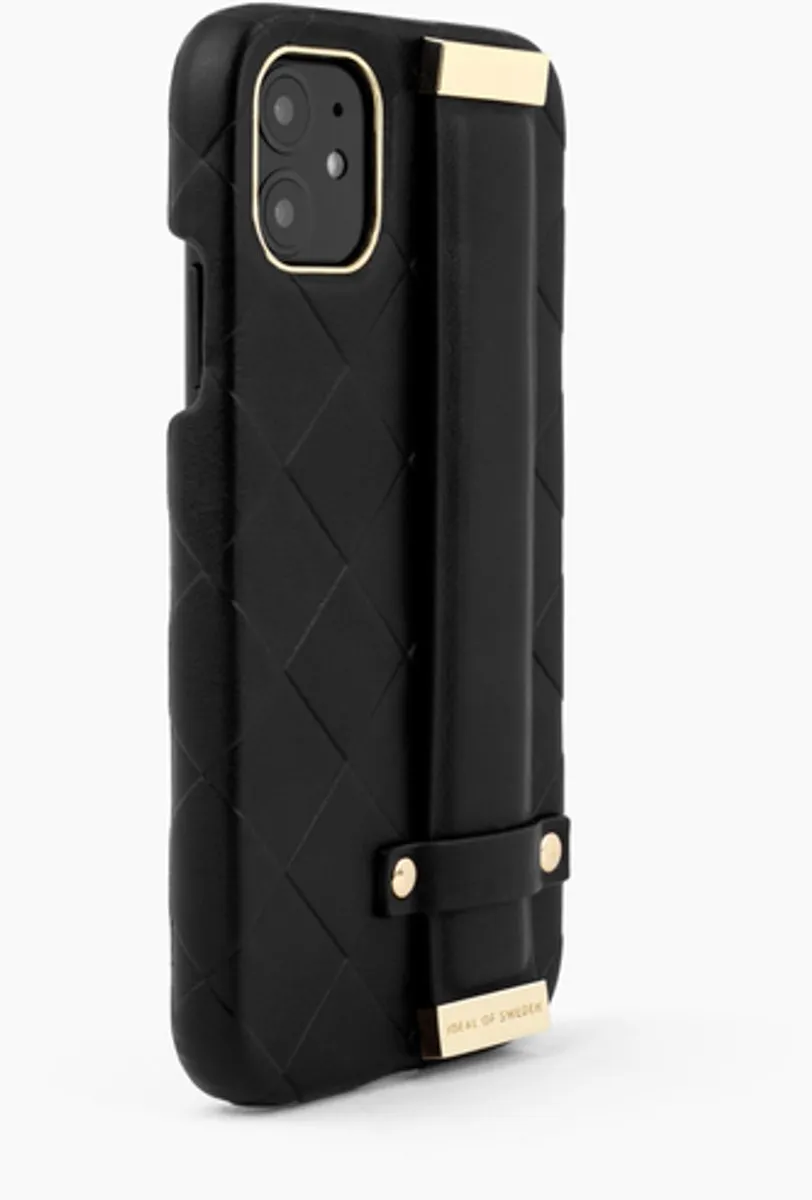 iDeal of Sweden Statement Case Braided iPhone 11/XR - 3 Pasjes - Zwart - afbeelding 5 van 6