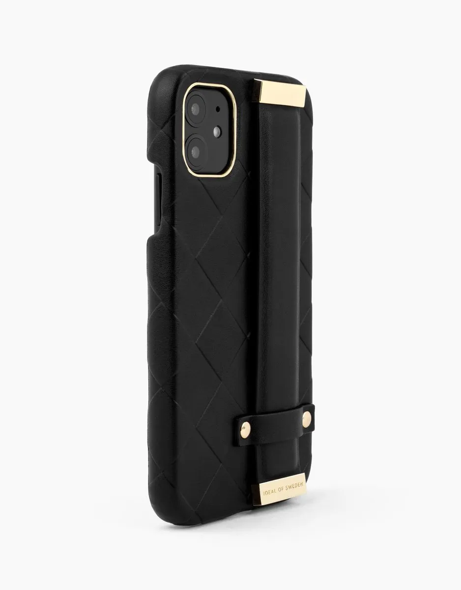 iDeal of Sweden Statement Case Braided iPhone 11/XR - 3 Pasjes - Zwart - afbeelding 2 van 6