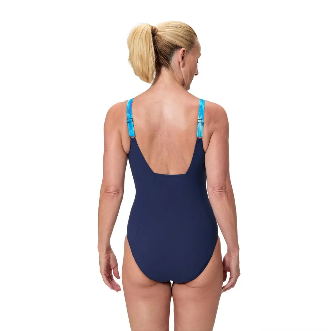 Speedo Contour Eclipse Dames Badpak - Navy - afbeelding 6 van 6