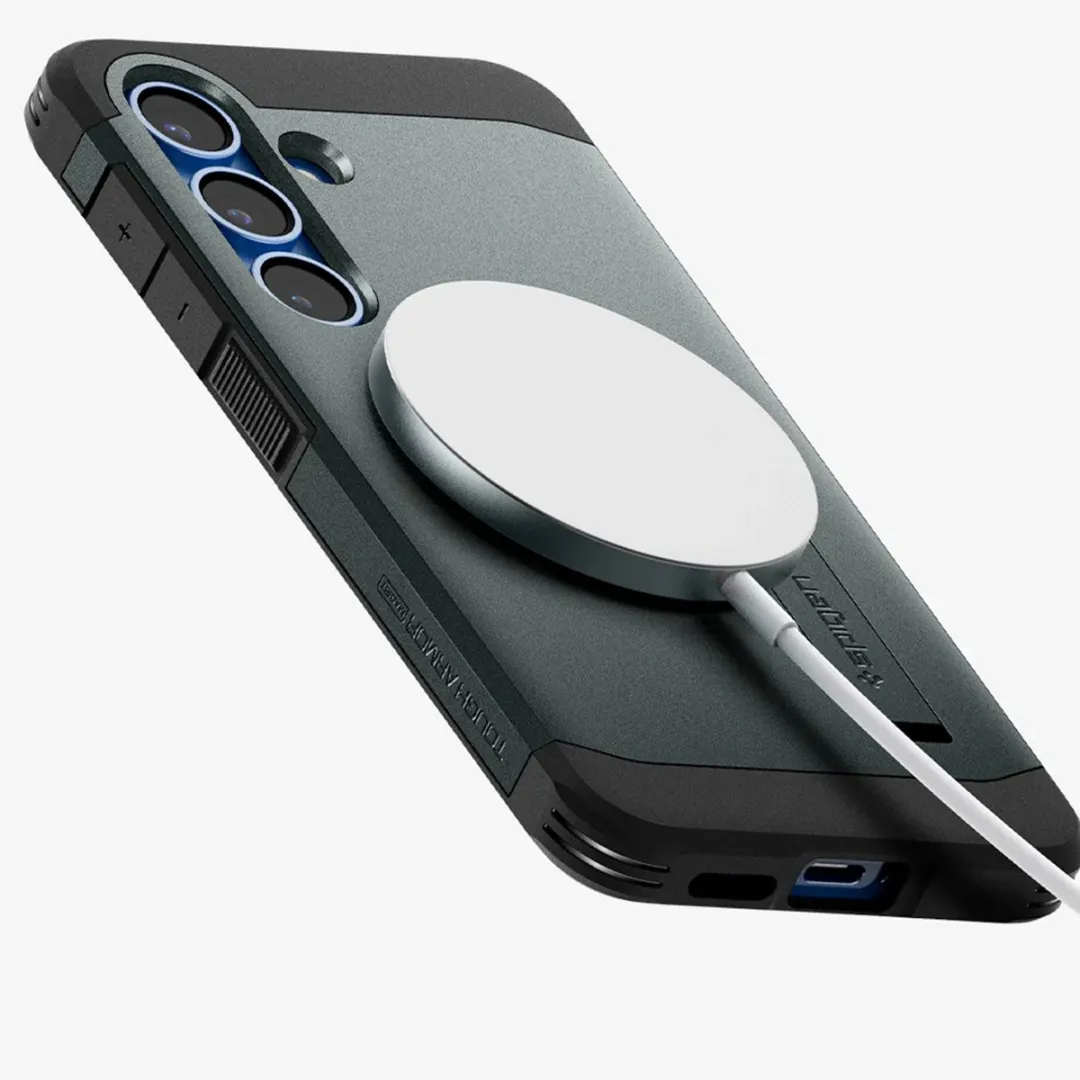 Spigen Tough Armor 13261 Hoesje - Abyss Groen