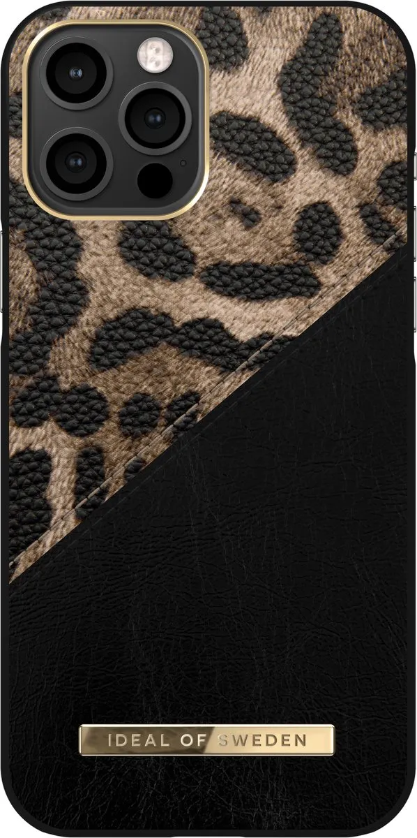 iDeal of Sweden Atelier iPhone 12 Pro Max Hoesje - Midnight Leopard