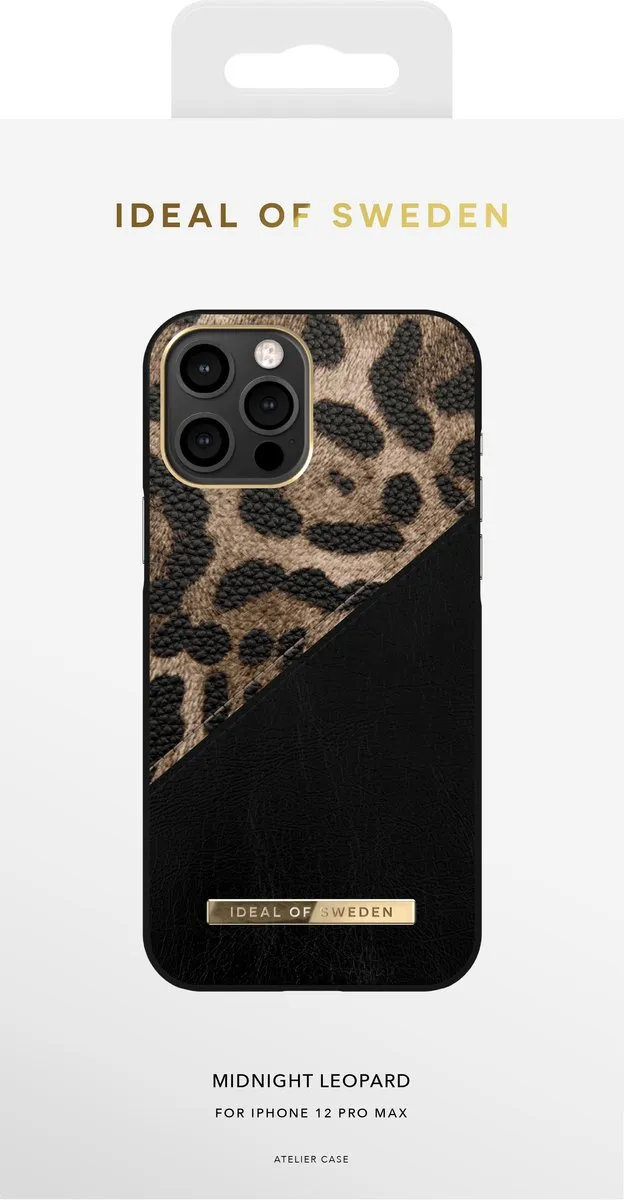 iDeal of Sweden Atelier iPhone 12 Pro Max Hoesje - Midnight Leopard