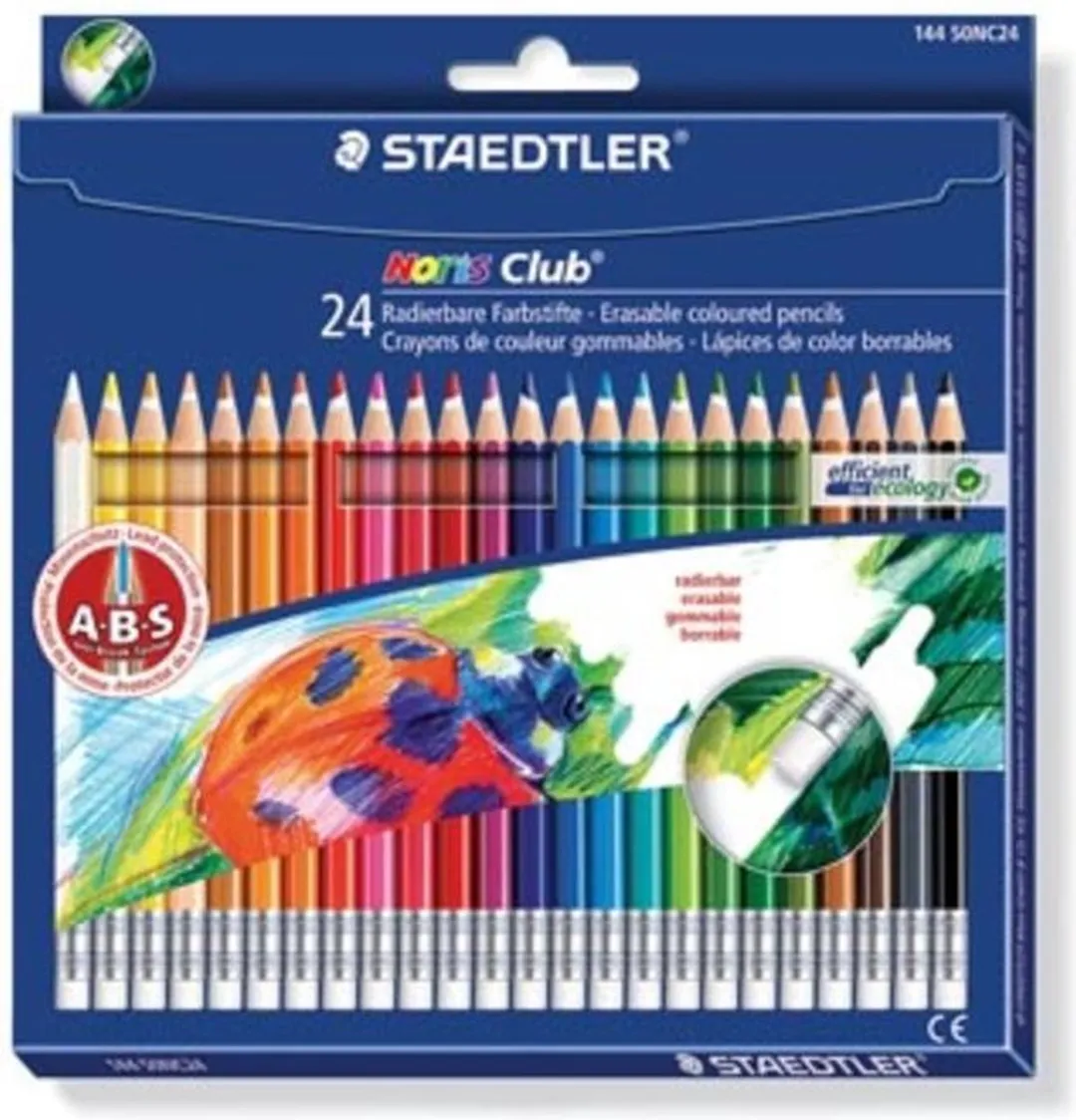 STAEDTLER Noris Club Wisbare Potloodset - 24 Stuks