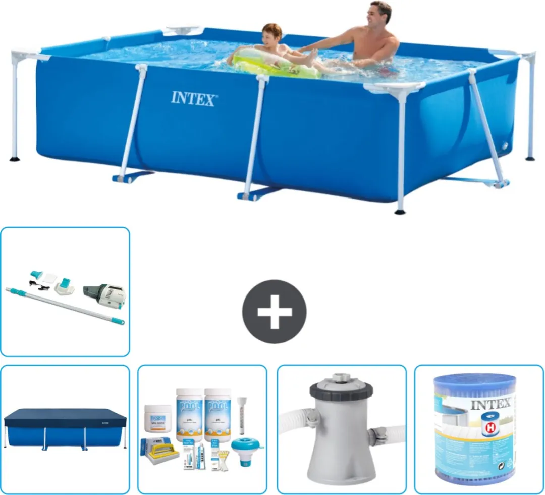Intex Rechthoekig Frame Zwembad 260x160cm