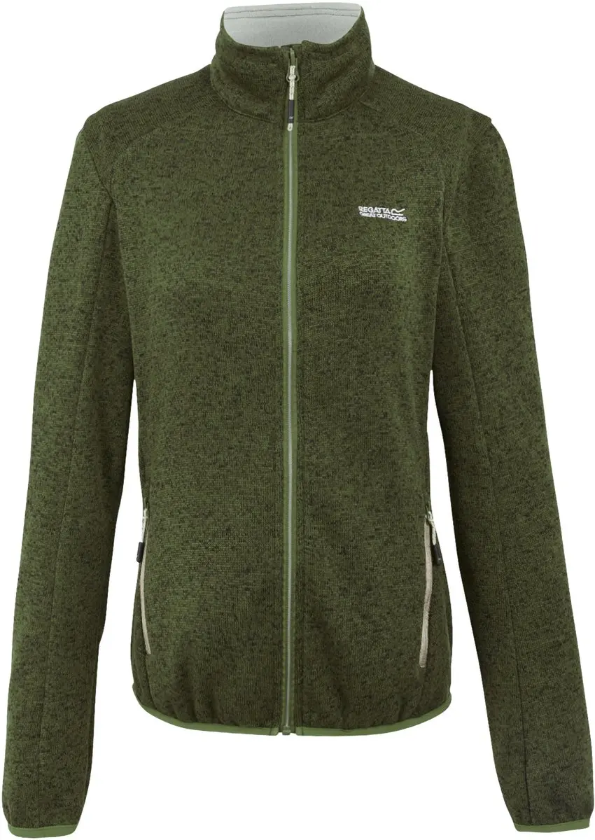 Regatta Newhill II Fleece Dames met Volledige Rits - Groen - afbeelding 3 van 6