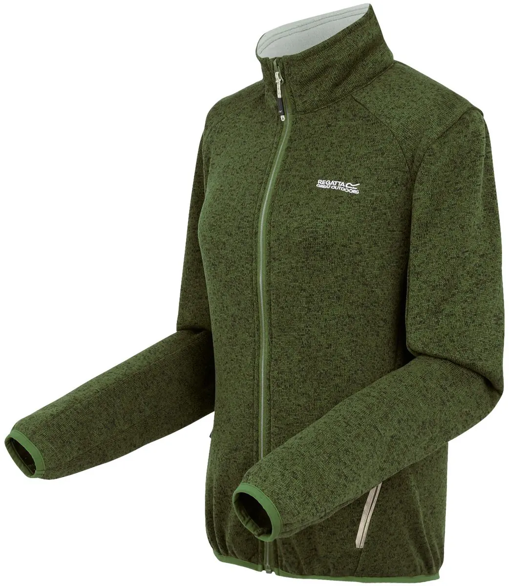 Regatta Newhill II Fleece Dames met Volledige Rits - Groen - afbeelding 4 van 6