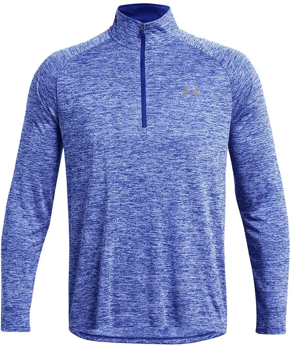 Under Armour UA Tech 2.0 1/2 Zip Top - Royal/Graphite - afbeelding 5 van 6