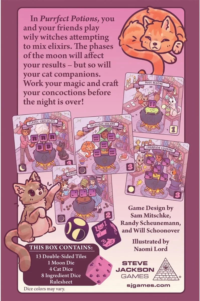 Steve Jackson Games Purrfect Potions Kaartspel - 6 Vlakken