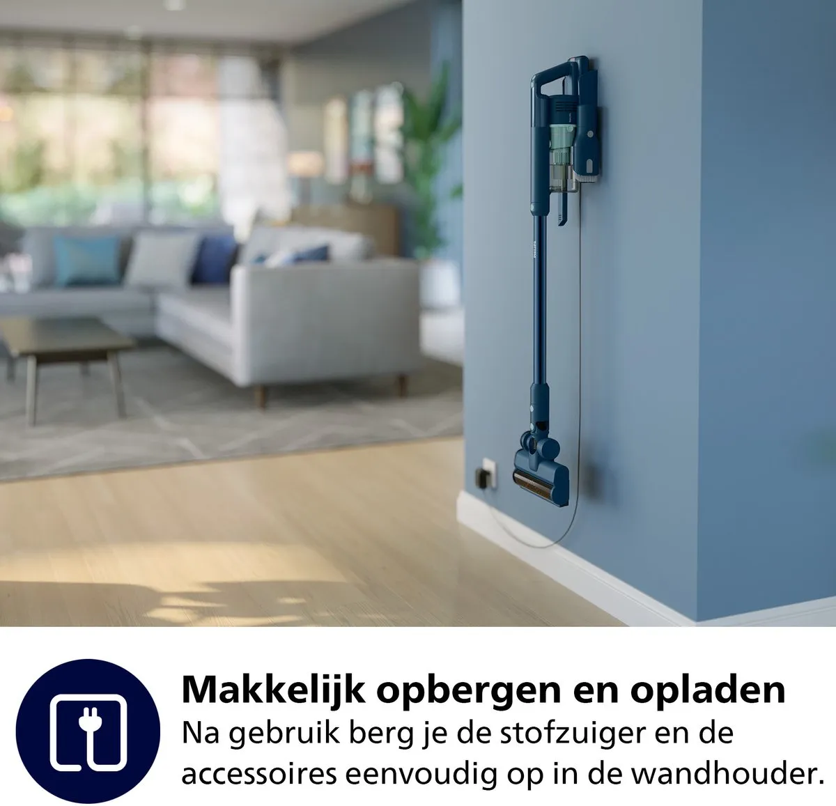 Philips Steelstofzuiger XC5041/01 Aqua - Blauw