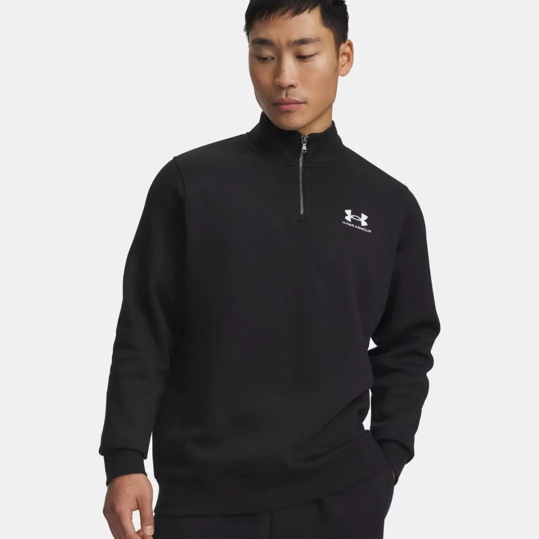 Under Armour Icon Fleece Sportsweater Heren Zwart XL