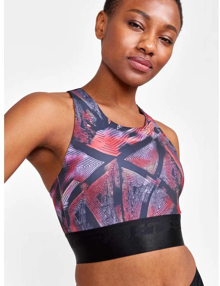 Craft Core Essence Sports Top Dames - Black/Lavender - afbeelding 6 van 6