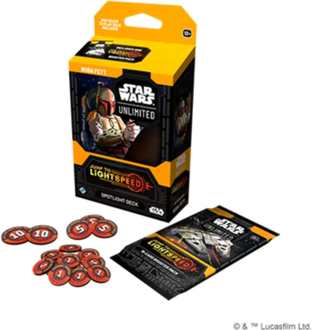Fantasy Flight Games Star Wars Unlimited Boba Fett Spotlight Deck