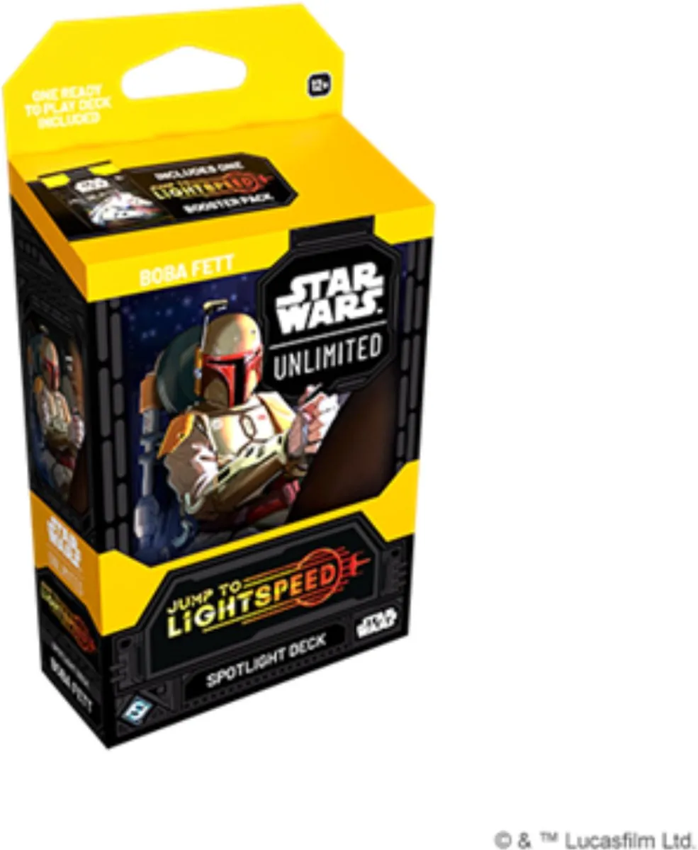 Fantasy Flight Games Star Wars Unlimited Boba Fett Spotlight Deck