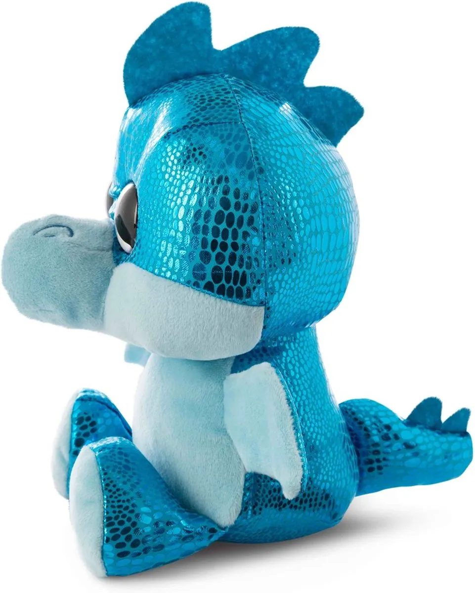 Nici Knuffel Draak Jet-Jet Pluche - 15 cm - Blauw