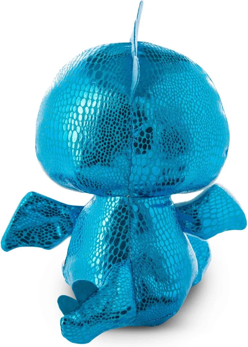 Nici Knuffel Draak Jet-Jet Pluche - 15 cm - Blauw